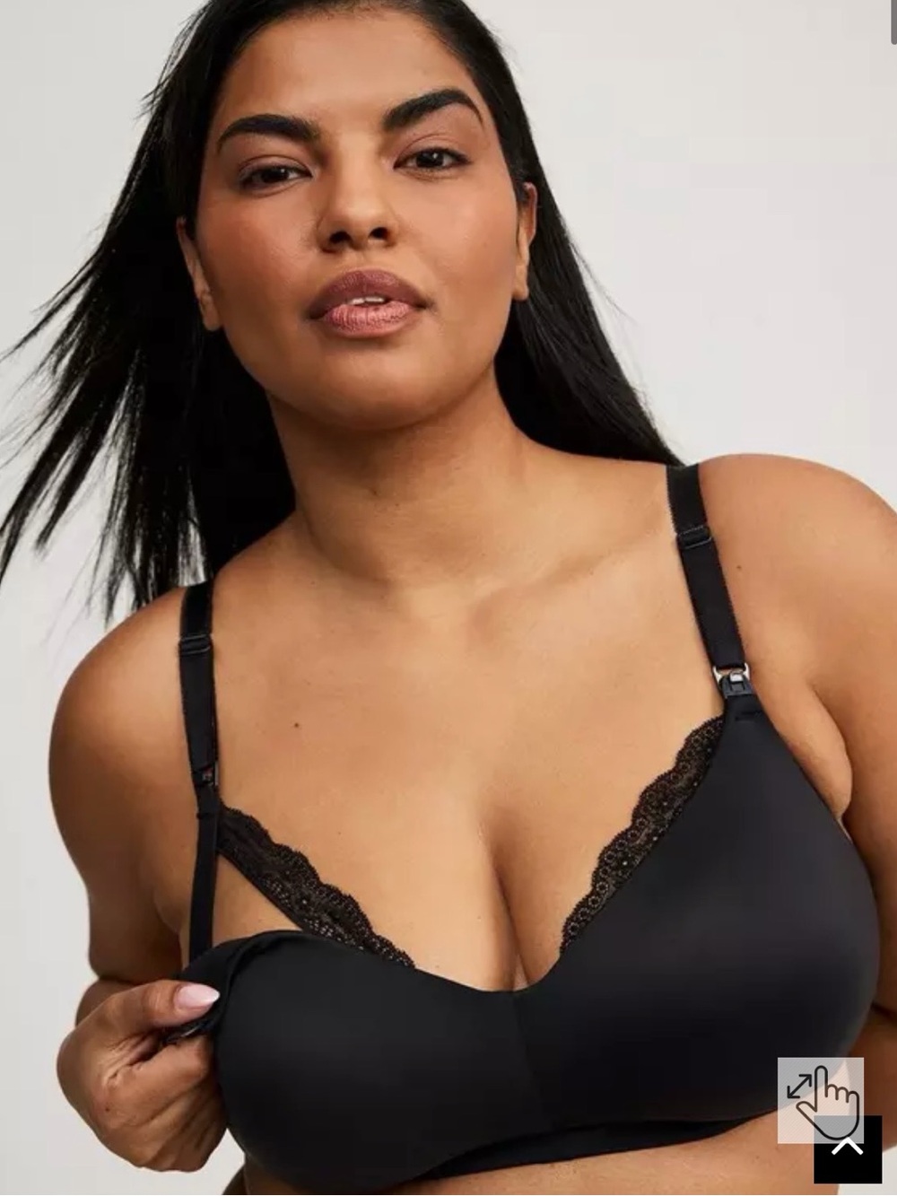 Torrid Wire-Free Lightly Lined Nursing Bra 42 DD